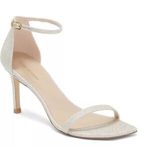 Revolve Stuart Weitzman Amelina 75 Glitter Sandal NWOT